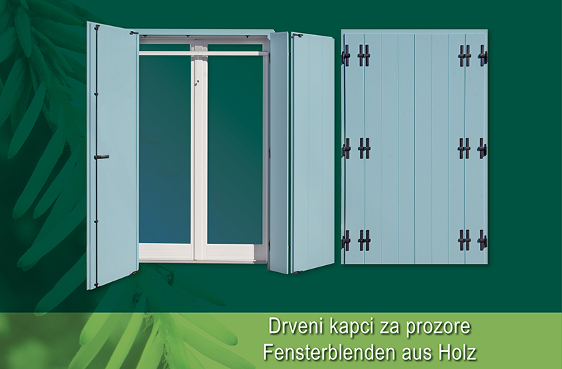 Fensterblenden aus Holz