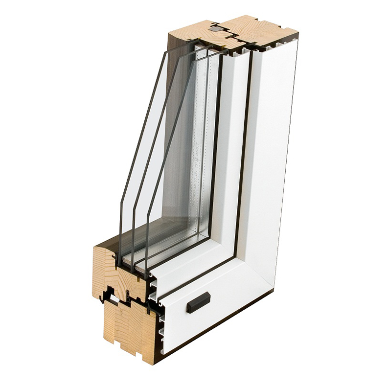 System Holz-Aluminium 92/82 mm