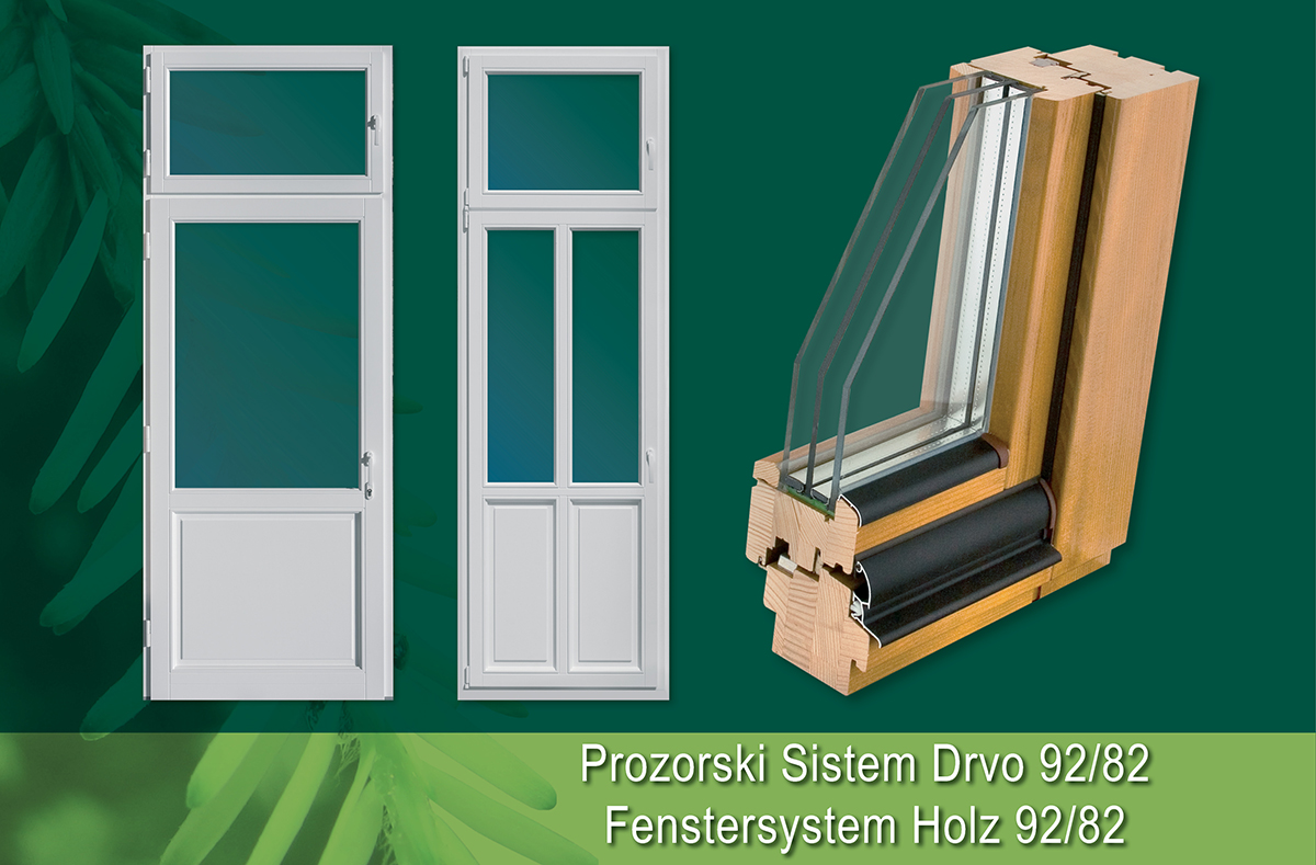 Fenstersystem Holz 92/82